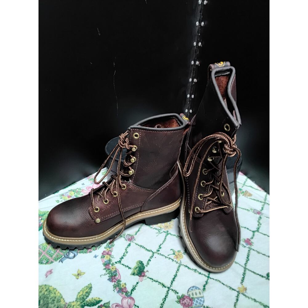 Men's New in Box work boots by Carolina Size 8D Stock#1821 STK#VGNG19